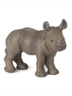 Papo Rhinoceros Calf Animal Figurine New w/Tag Add-On Item Age 3+